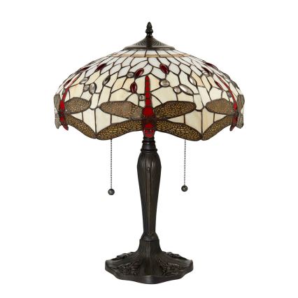 Endon 64085 - Stona lampa DRAGONFLY 2xE27/60W/230V, prečnik 41 cm