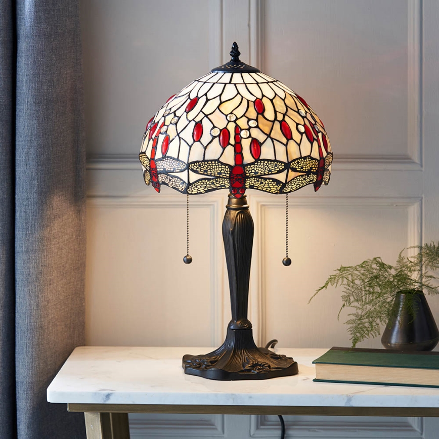 Endon 64086 - Stona lampa DRAGONFLY 2xE27/60W/230V pr. 30 cm