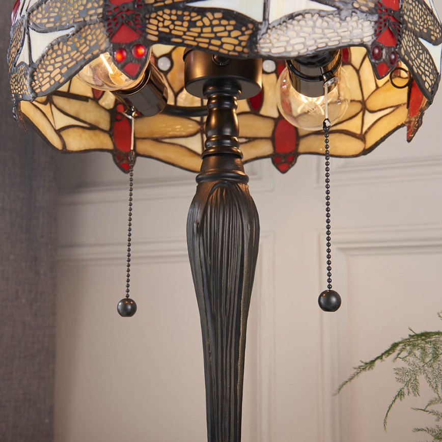 Endon 64086 - Stona lampa DRAGONFLY 2xE27/60W/230V prečnik 30 cm