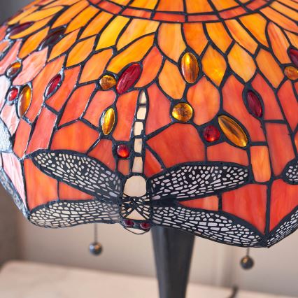 Endon 64093 - Stona lampa DRAGONFLY 2xE27/60W/230V prečnik 41 cm