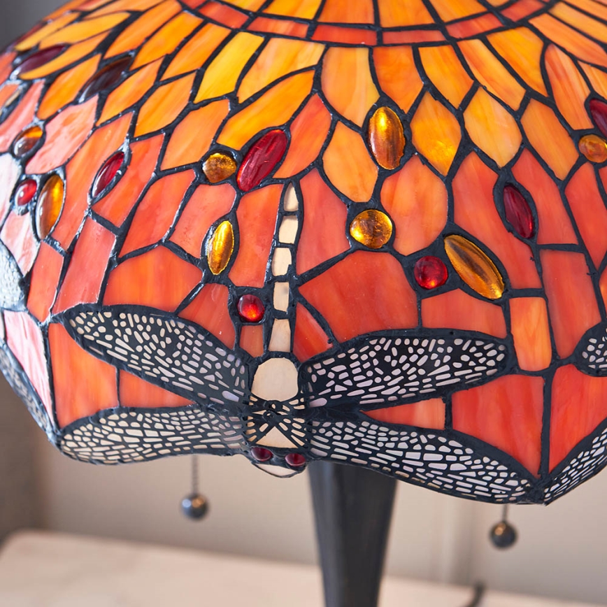 Endon 64093 - Stona lampa DRAGONFLY 2xE27/60W/230V prečnik 41 cm