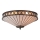 Endon 64145 - Plafonjera FARGO 2xE27/60W/230V pr. 41,5 cm