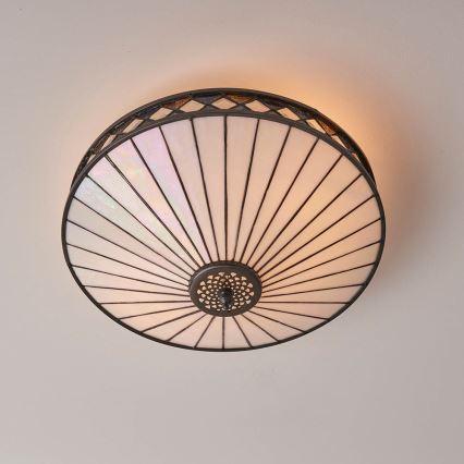 Endon 64145 - Plafonjera FARGO 2xE27/60W/230V pr. 41,5 cm