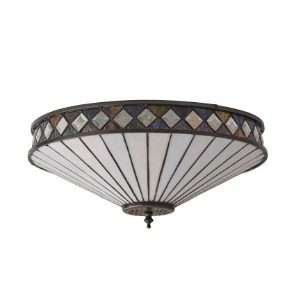 Endon 64145 - Plafonjera FARGO 2xE27/60W/230V pr. 41,5 cm