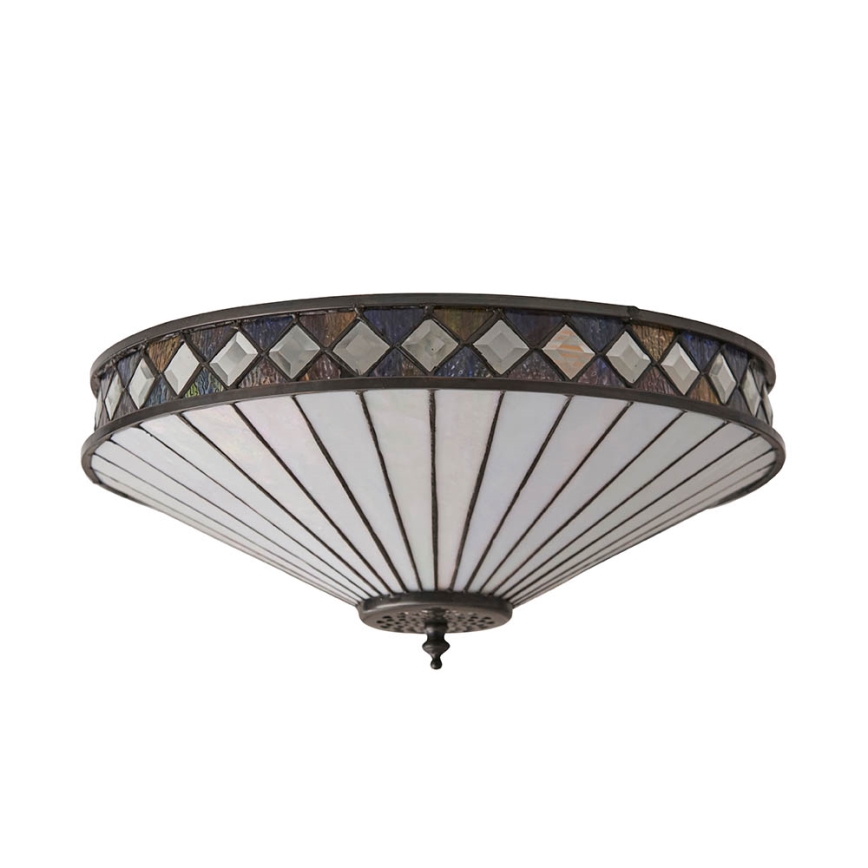 Endon 64145 - Plafonjera FARGO 2xE27/60W/230V pr. 41,5 cm