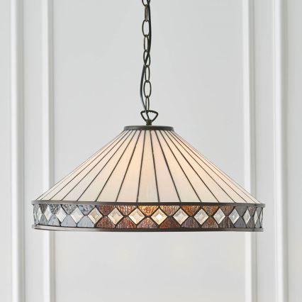 Endon 64147 - Luster na lancu FARGO 1xE27/60W/230V pr. 50 cm