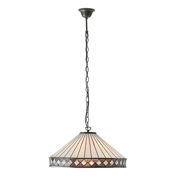 Endon 64147 - Luster na lancu FARGO 1xE27/60W/230V prečnika 50 cm