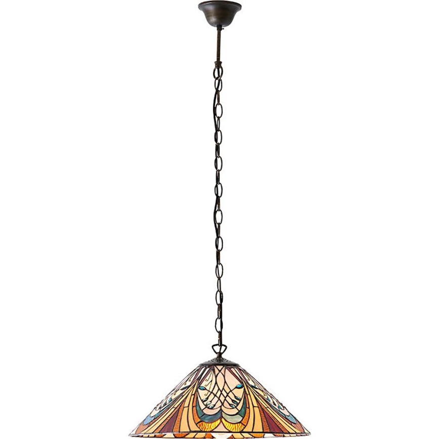 Endon 64162 - Luster na lancu HECTOR 1xE27/60W/230V prečnik 40 cm
