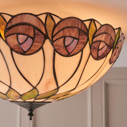 Endon 64173 - Plafonjera HUTCHINSON 2xE27/60W/230V pr. 50 cm
