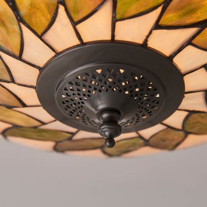 Endon 64173 - Plafonsko svetlo HUTCHINSON 2xE27/60W/230V, prečnik 50 cm