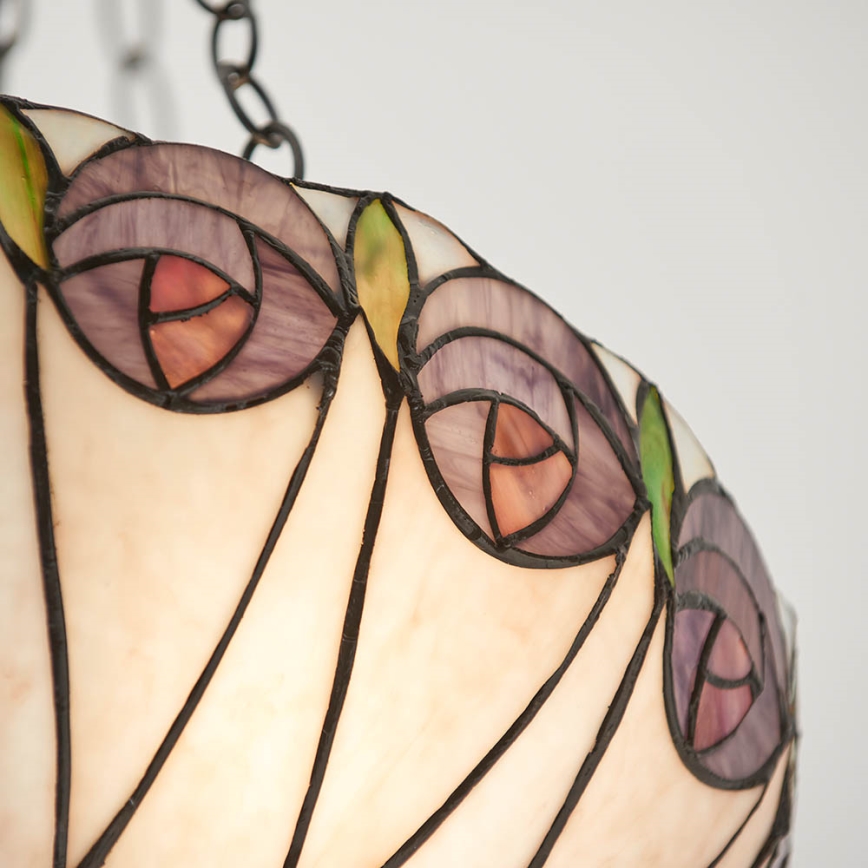 Endon 64175 - Luster na lancu HUTCHINSON 3xE27/60W/230V prečnika 40 cm