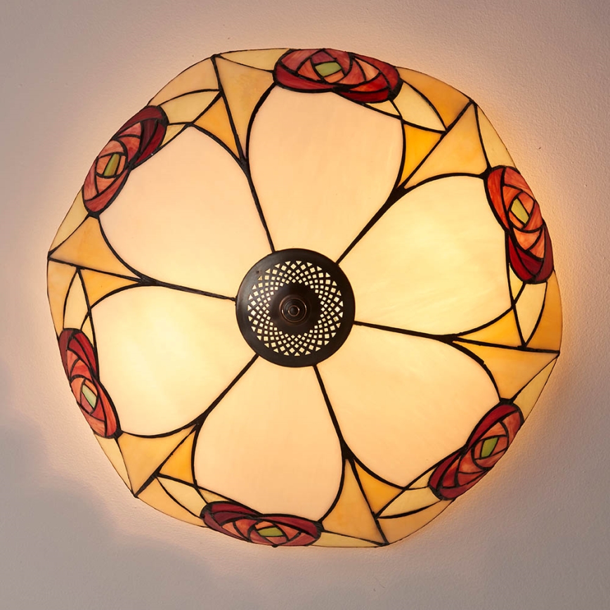 Endon 64182 - Plafonjera INGRAM 2xE27/60W/230V pr. 45 cm