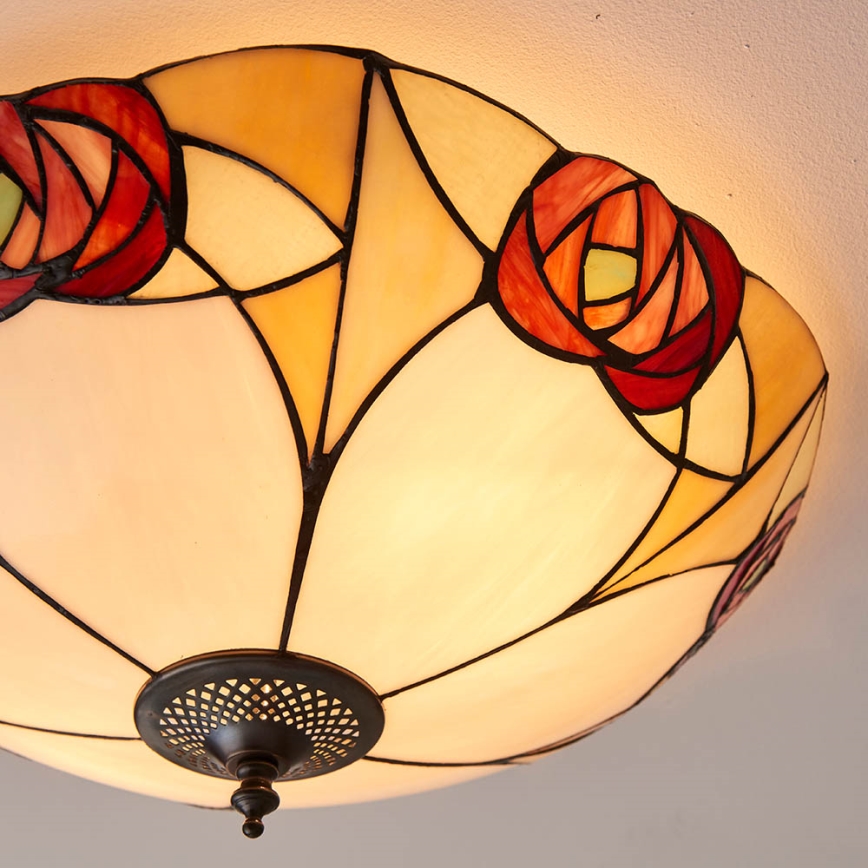 Endon 64182 - Plafonjera INGRAM 2xE27/60W/230V pr. 45 cm