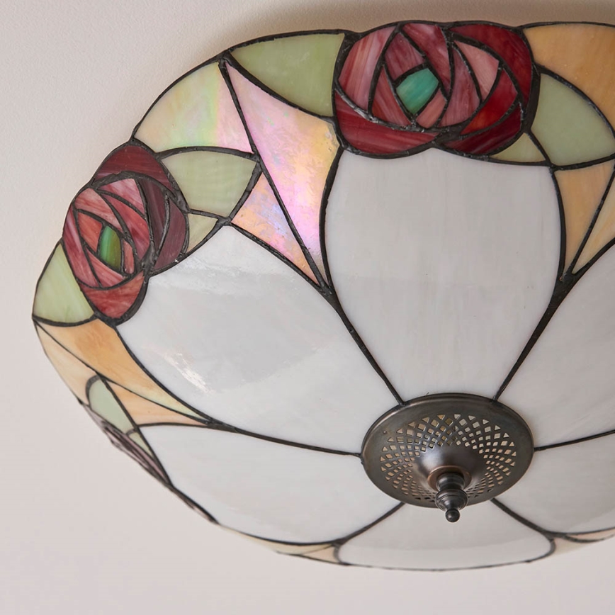 Endon 64182 - Plafonjera INGRAM 2xE27/60W/230V pr. 45 cm