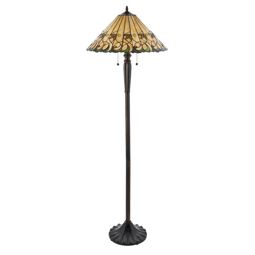 Endon 64192 - Podna lampa JAMELIA 2xE27/60W/230V, prečnik 50 cm