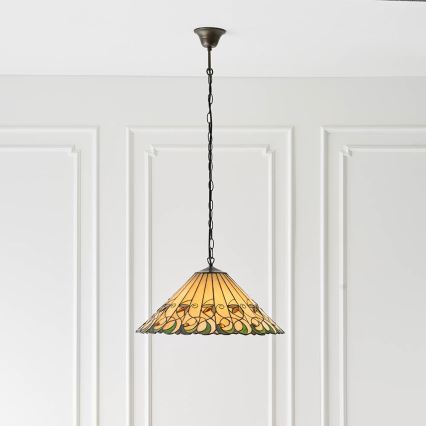 Endon 64194 - Luster na lancu JAMELIA 3xE27/60W/230V prečnik 50 cm