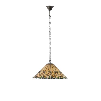 Endon 64194 - Luster na lancu JAMELIA 3xE27/60W/230V prečnik 50 cm