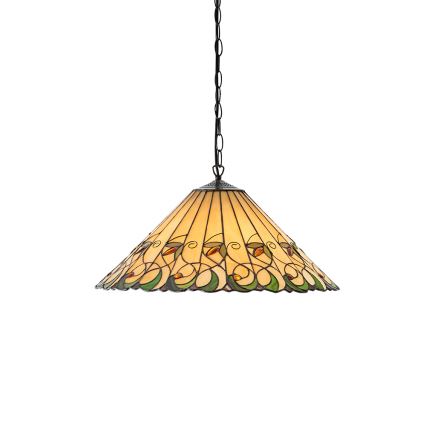 Endon 64194 - Luster na lancu JAMELIA 3xE27/60W/230V prečnik 50 cm