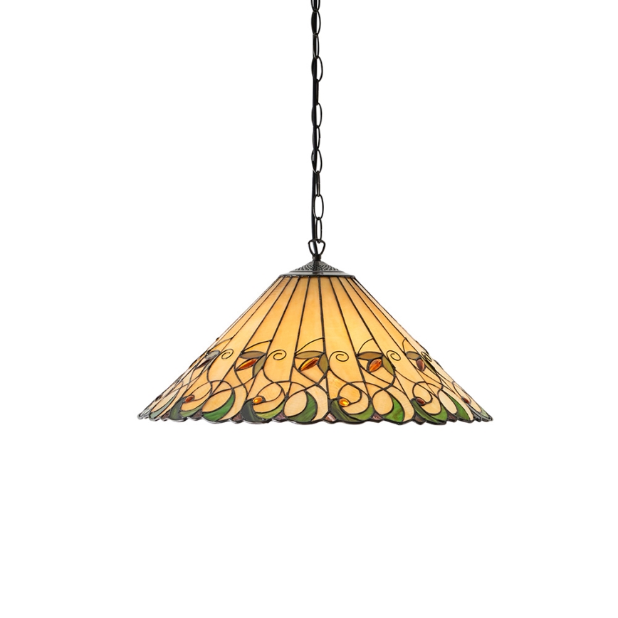 Endon 64194 - Luster na lancu JAMELIA 3xE27/60W/230V prečnik 50 cm