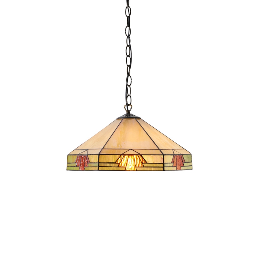 Endon 64285 - Luster na lancu NEVADA 1xE27/60W/230V pr. 35 cm