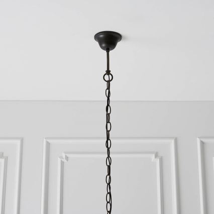 Endon 64285 - Luster na lancu NEVADA 1xE27/60W/230V pr. 35 cm