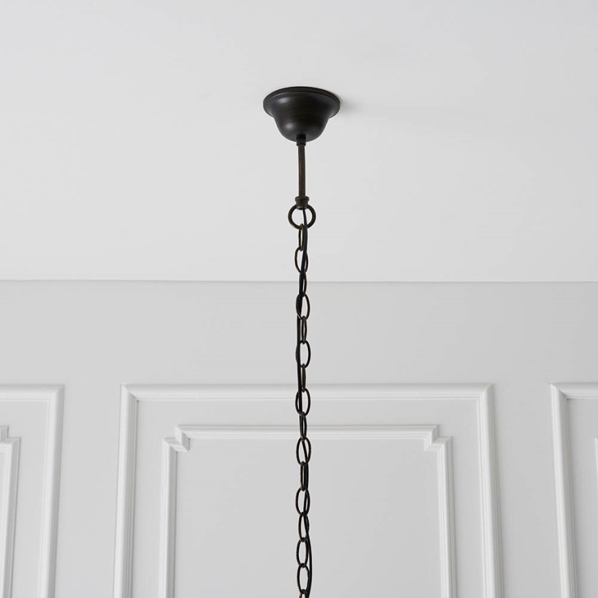 Endon 64285 - Luster na lancu NEVADA 1xE27/60W/230V pr. 35 cm