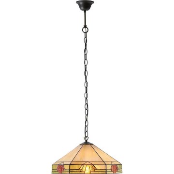 Endon 64285 - Luster na lancu NEVADA 1xE27/60W/230V prečnik 35 cm