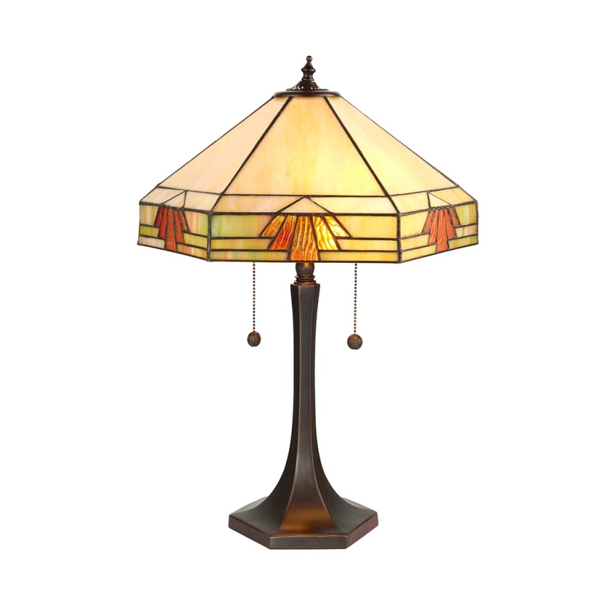 Endon 64286 - Stona lampa NEVADA 2xE27/60W/230V pr. 40 cm