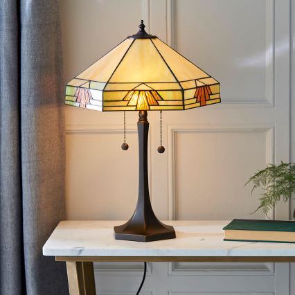 Endon 64286 - Stona lampa NEVADA 2xE27/60W/230V pr. 40 cm