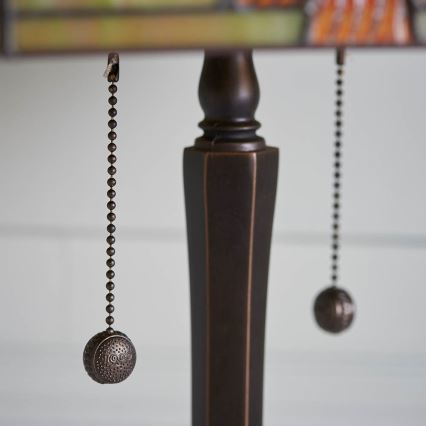 Endon 64286 - Stona lampa NEVADA 2xE27/60W/230V prečnik 40 cm