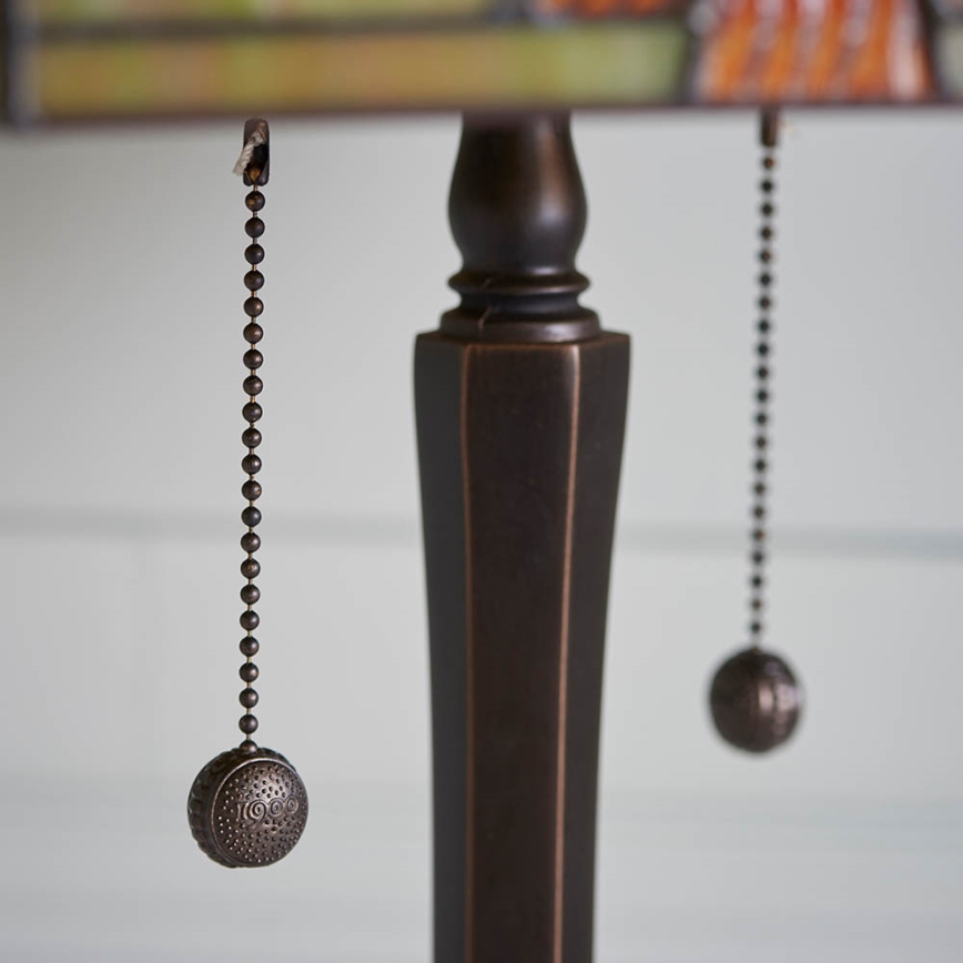 Endon 64286 - Stona lampa NEVADA 2xE27/60W/230V prečnik 40 cm