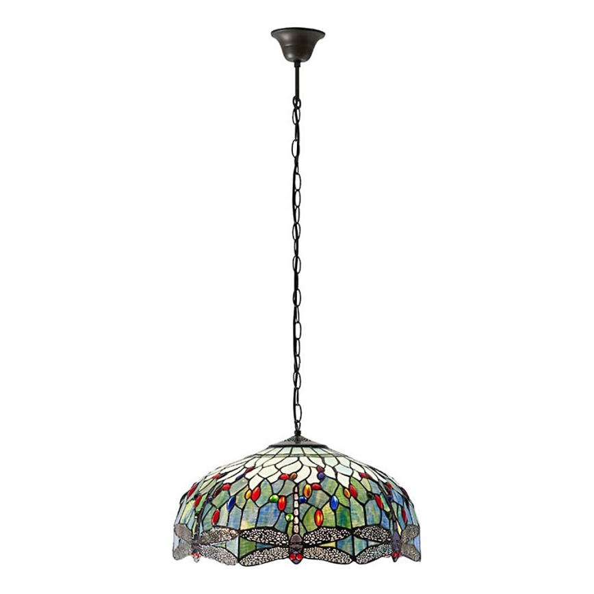 Endon 66148 - Luster na lancu DRAGONFLY 3xE27/60W/230V prečnik 50 cm