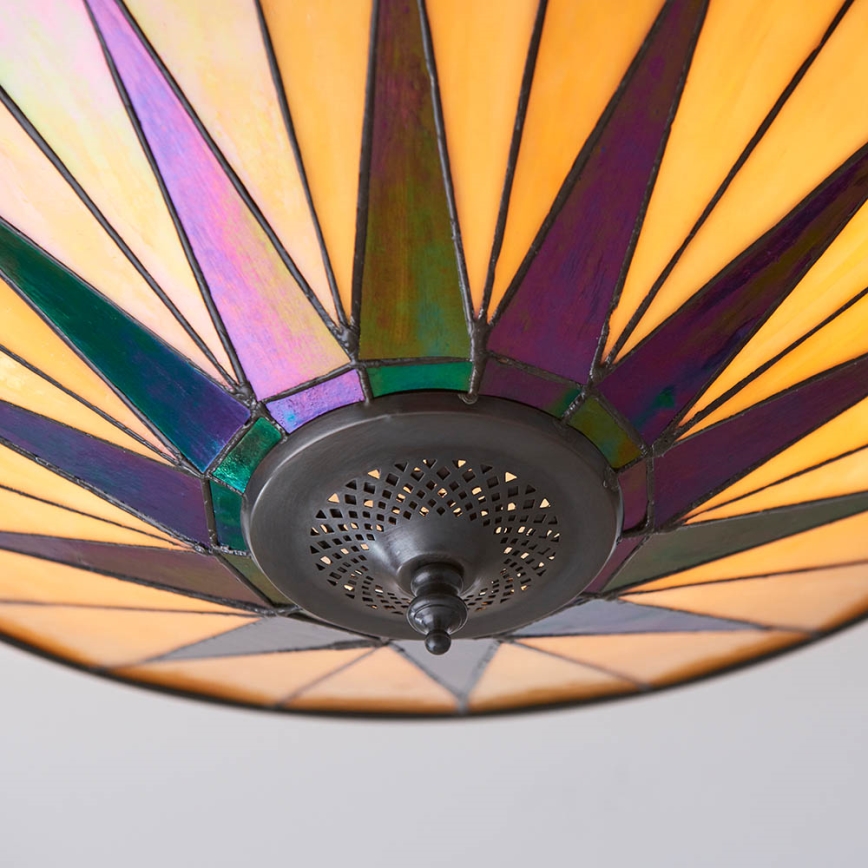 Endon 70240 - Plafonjera DARK STAR 2xE27/40W/230V pr. 49 cm