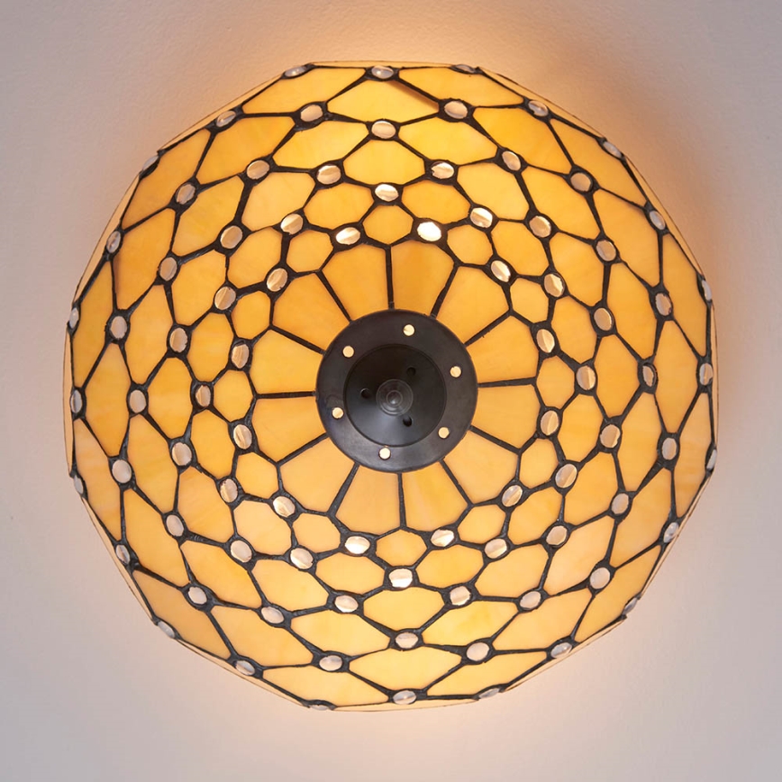 Endon 70242 - Plafonjera PEARL 2xE27/60W/230V pr. 37 cm
