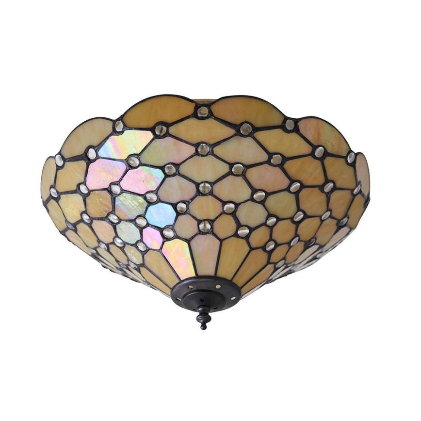 Endon 70242 - Plafonjera PEARL 2xE27/60W/230V pr. 37 cm