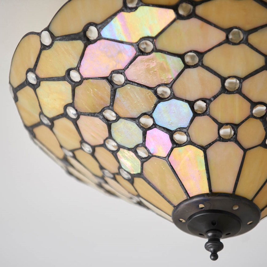 Endon 70242 - Plafonjera PEARL 2xE27/60W/230V pr. 37 cm