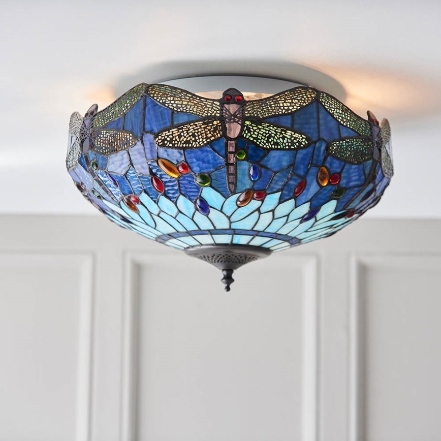 Endon 70722 - Plafonjera DRAGONFLY 2xE27/60W/230V pr. 41 cm