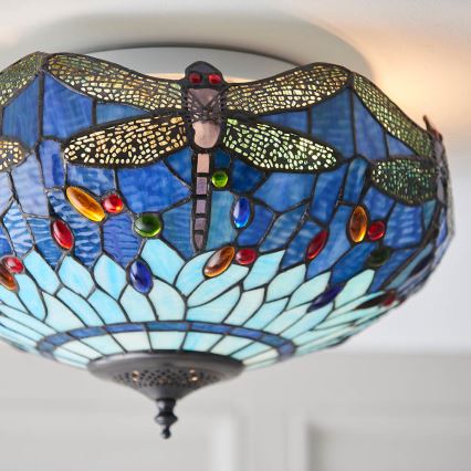 Endon 70722 - Plafonjera DRAGONFLY 2xE27/60W/230V pr. 41 cm