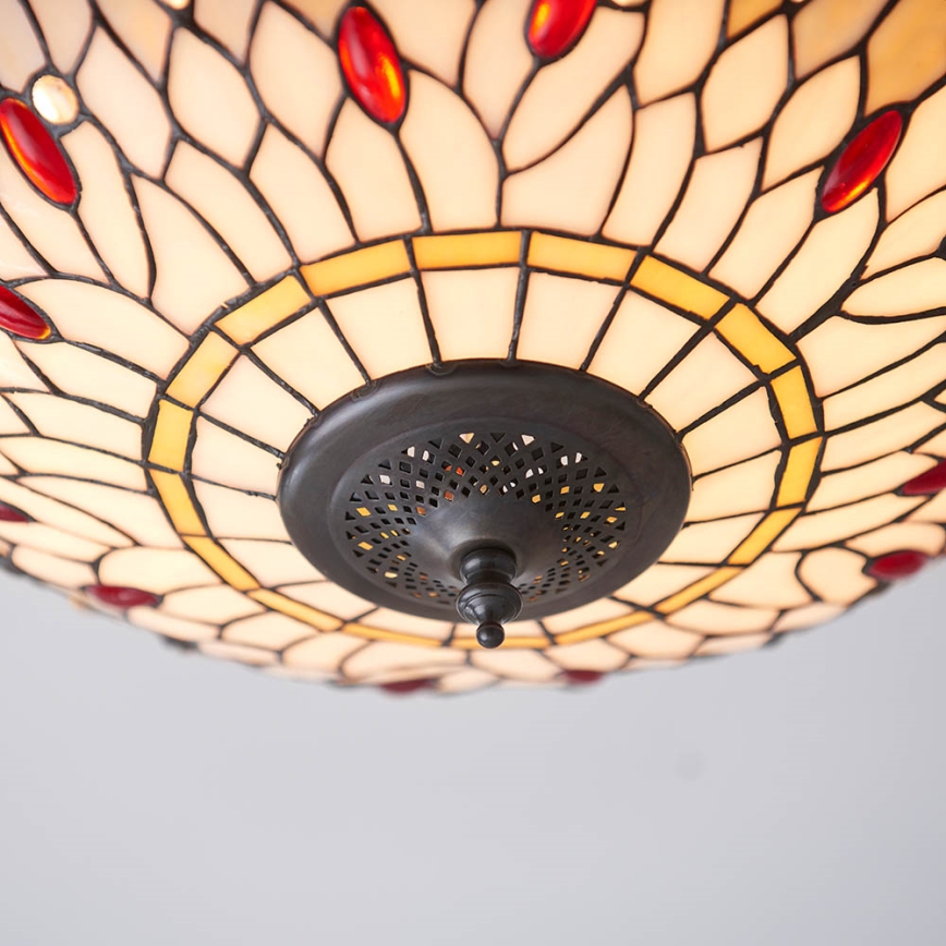Endon 70723 - Plafonjera DRAGONFLY 2xE27/60W/230V pr. 41 cm