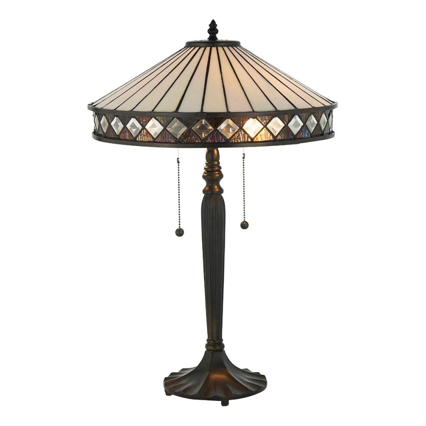 Endon 70935 - Stona lampa FARGO 2xE27/60W/230V pr. 41,5 cm