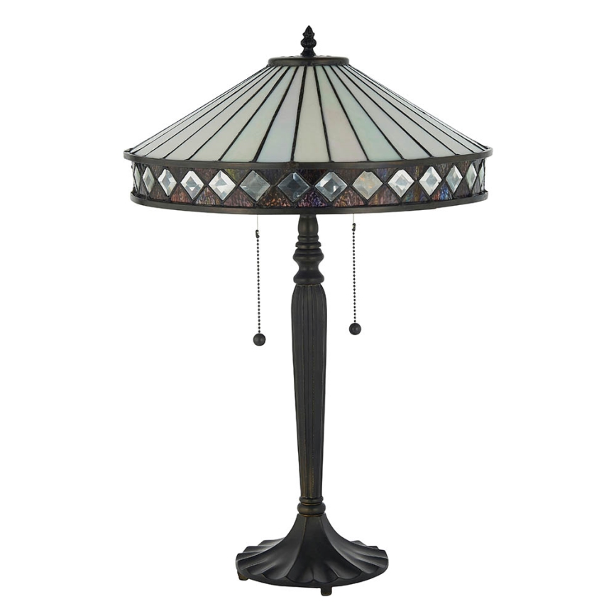 Endon 70935 - Stona lampa FARGO 2xE27/60W/230V pr. 41,5 cm