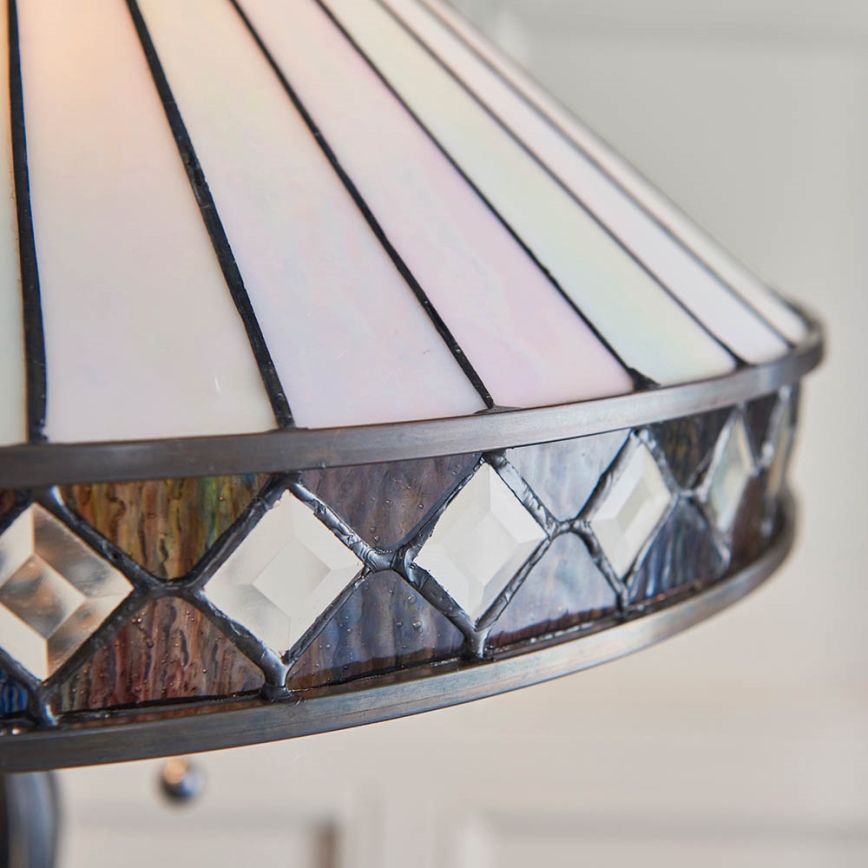 Endon 70936 - Podna lampa FARGO 2xE27/60W/230V, prečnik 50 cm