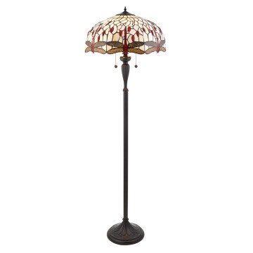 Endon 70940 - Podna lampa DRAGONFLY 2xE27/60W/230V prečnika 50 cm