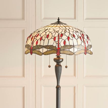 Endon 70940 - Podna lampa DRAGONFLY 2xE27/60W/230V prečnika 50 cm