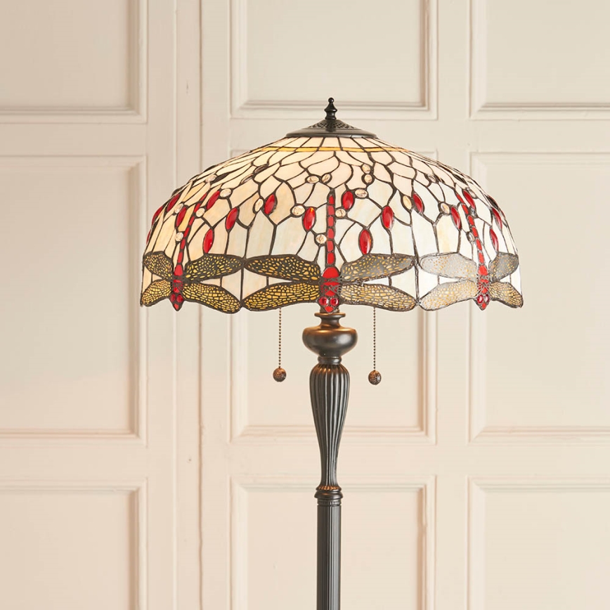 Endon 70940 - Podna lampa DRAGONFLY 2xE27/60W/230V prečnika 50 cm