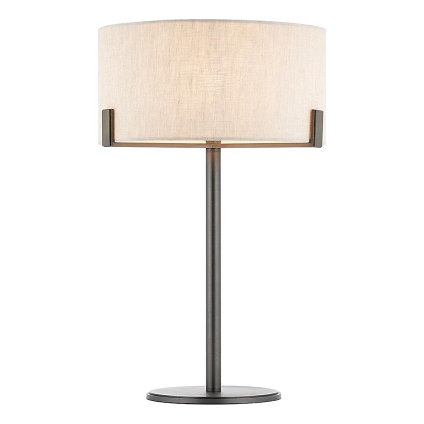 Endon 72631 - Stona lampa HAYFIELD 1xE27/40W/230V brončana/siva