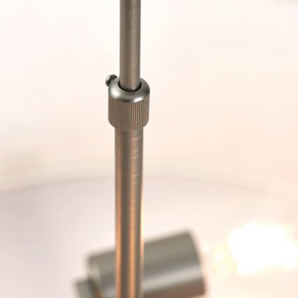 Endon 72635 - Luster na šipci HAYFIELD 3xE27/40W/230V mat hrom/siva