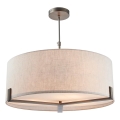 Endon 72635 - Viseći luster HAYFIELD 3xE27/40W/230V mat krom/sivo