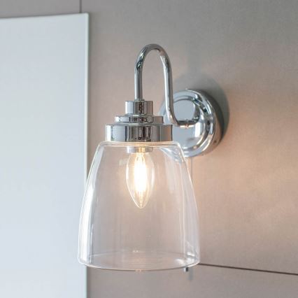 Endon 77088 - Zidno svetlo za kupatilo ASHBURY 1xE14/4W/230V IP44 sjajni hrom