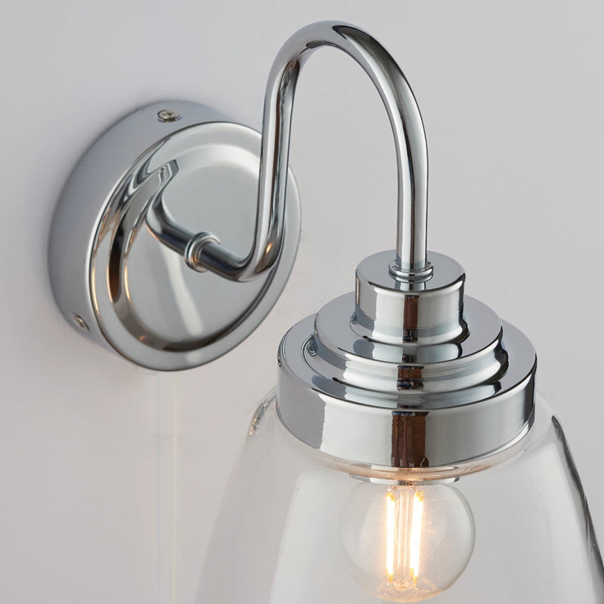 Endon 77088 - Zidno svetlo za kupatilo ASHBURY 1xE14/4W/230V IP44 sjajni hrom